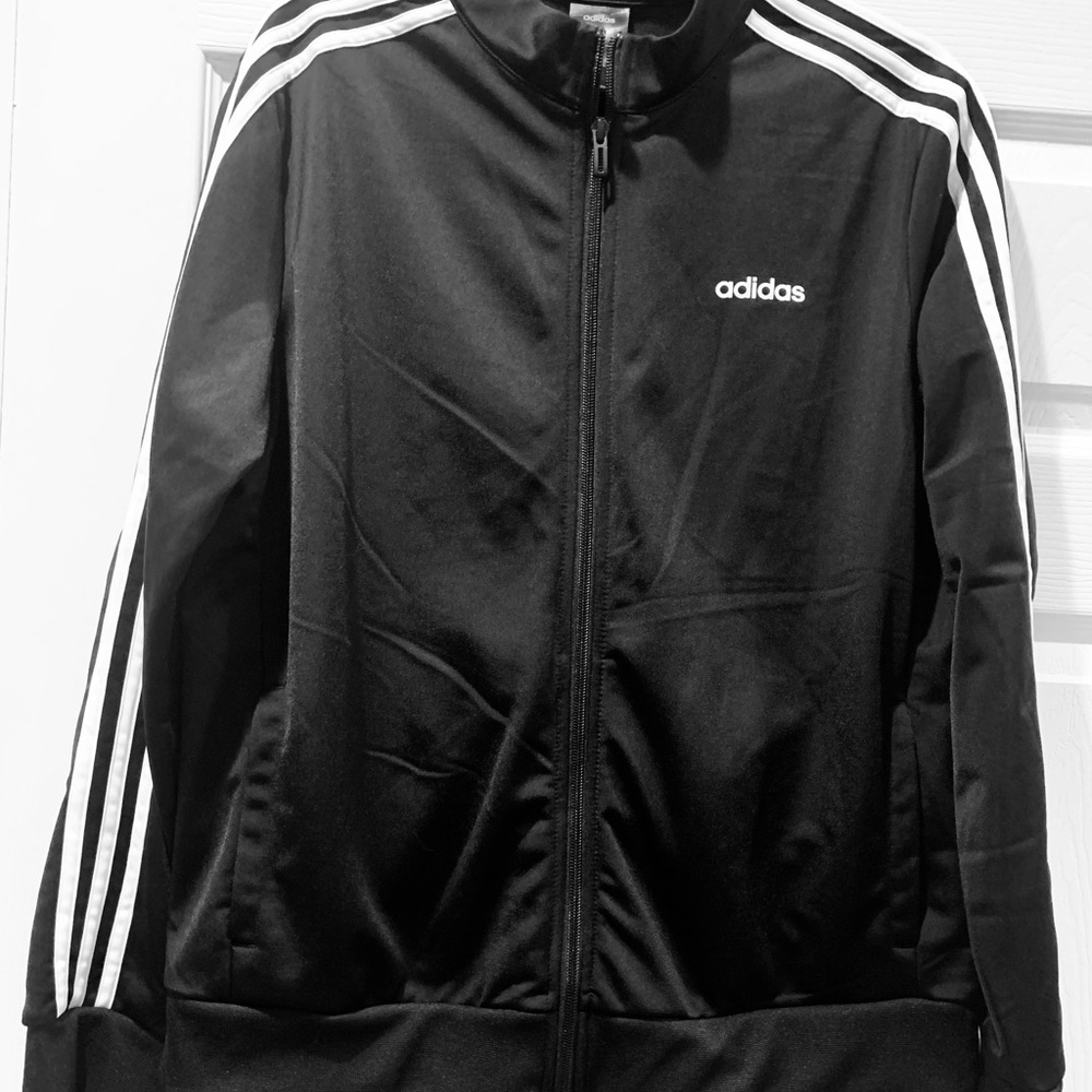 Adidas ensemble- warm up jacket, leggings. New condition